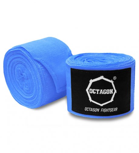 Owijki/Bandaże bokserskie Octagon Fightgear Standard 5m LIGHT BLUE