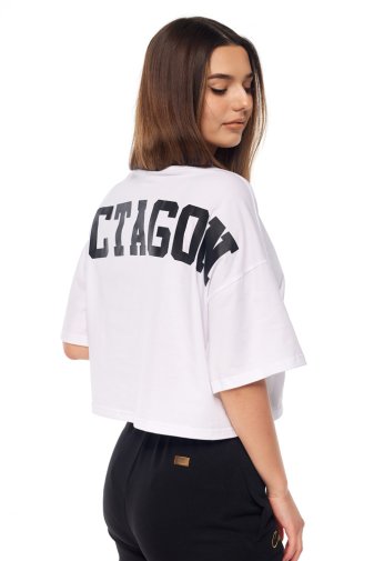 T-shirt damski Octagon CALIFORNIA white