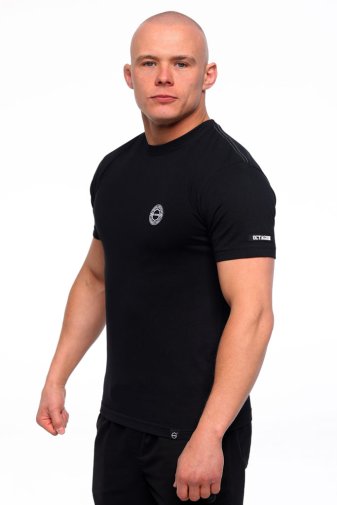 T-shirt Octagon CREST black 