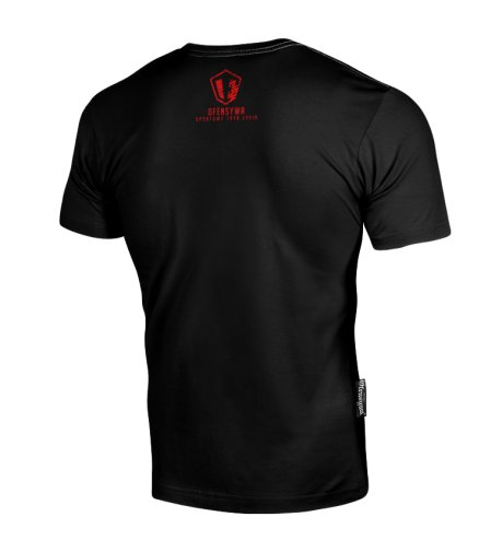 T-shirt Ofensywa Sportowy Tryb Życia 2 czarno/czerwony