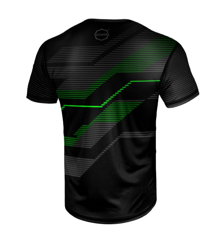 Koszulka sportowa Octagon Racer black/green