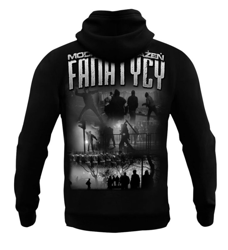 Bluza Public Enemy Mocnych Wrażeń Fanatycy z kapturem