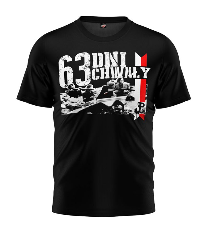 T-shirt 63 Dni Chwały czarny 