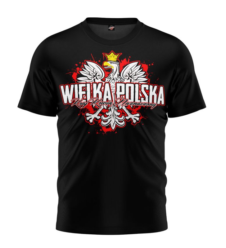 T-shirt Kraj Krwią Naznaczony czarny 