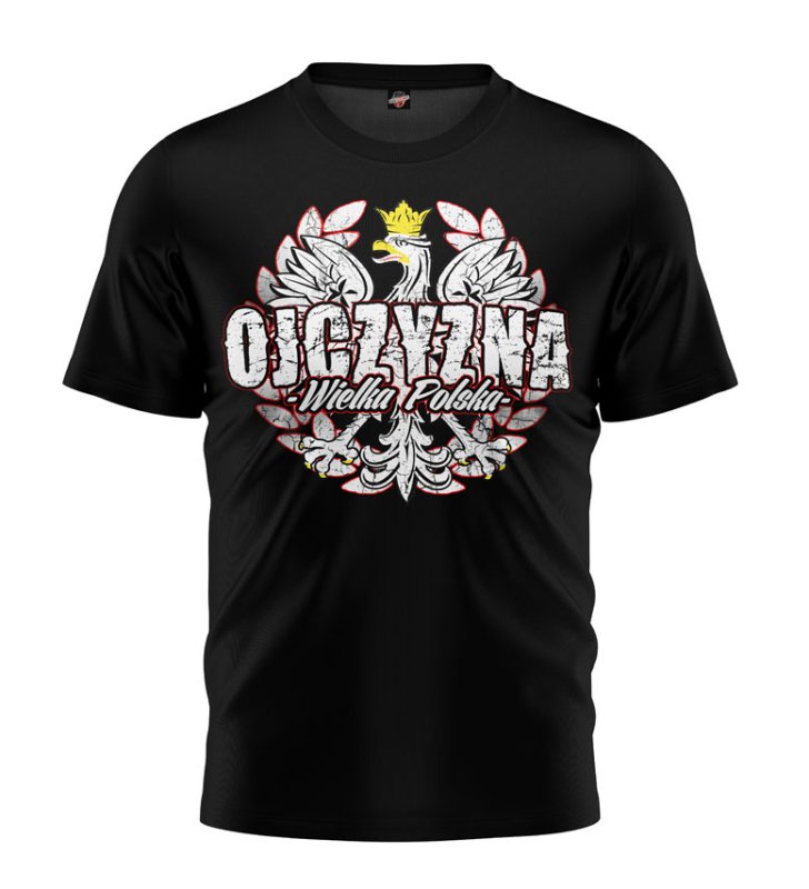 T-shirt Ojczyzna Wielka Polska czarny 