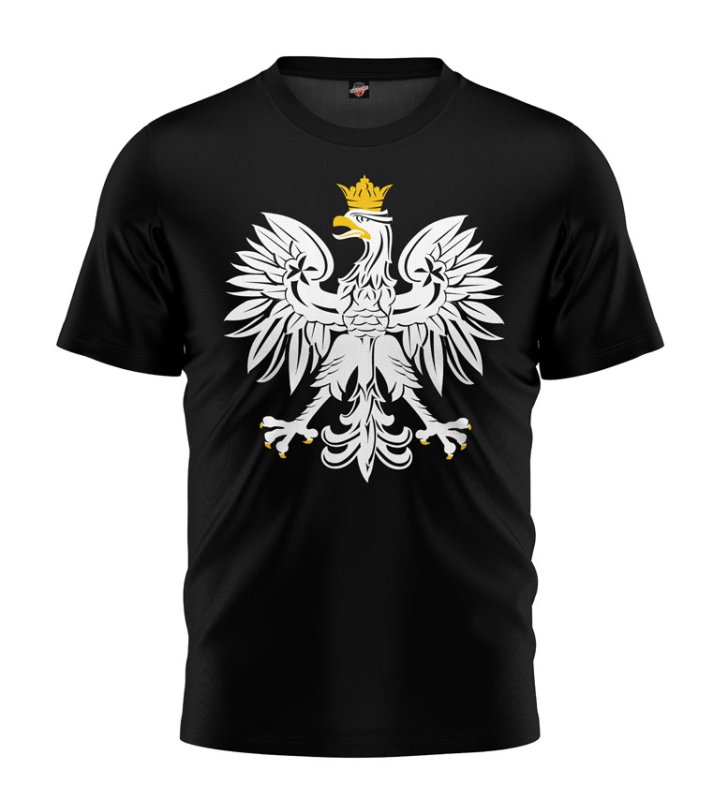 T-shirt Orzeł czarny