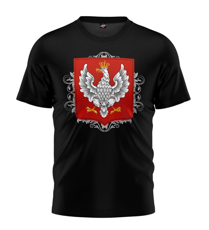 T-shirt Orzeł Międzywojenny czarny OUTLET 