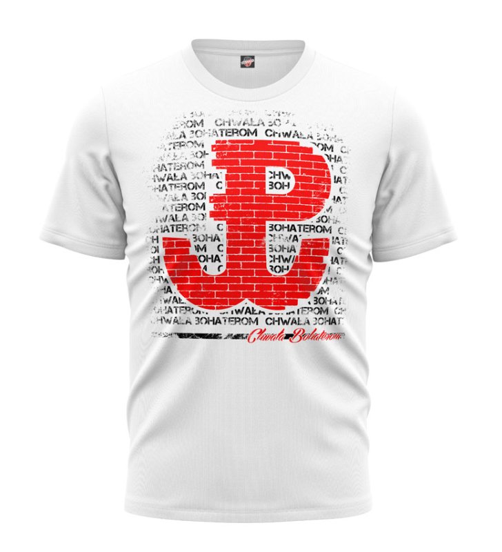 T-shirt PW Chwała Bohaterom biały