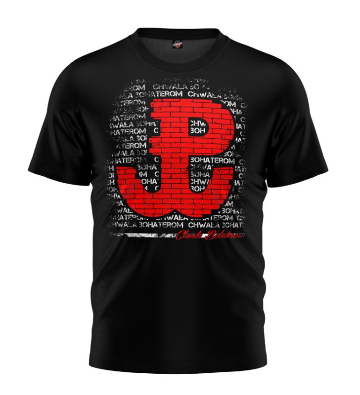 T-shirt PW Chwała Bohaterom czarny 