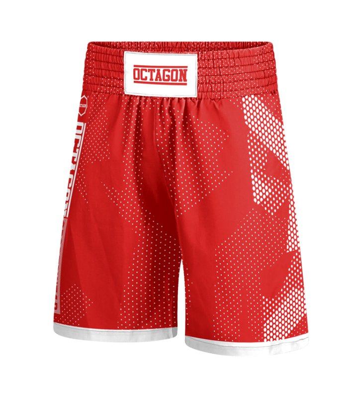 Spodenki bokserskie Octagon Ultimate red