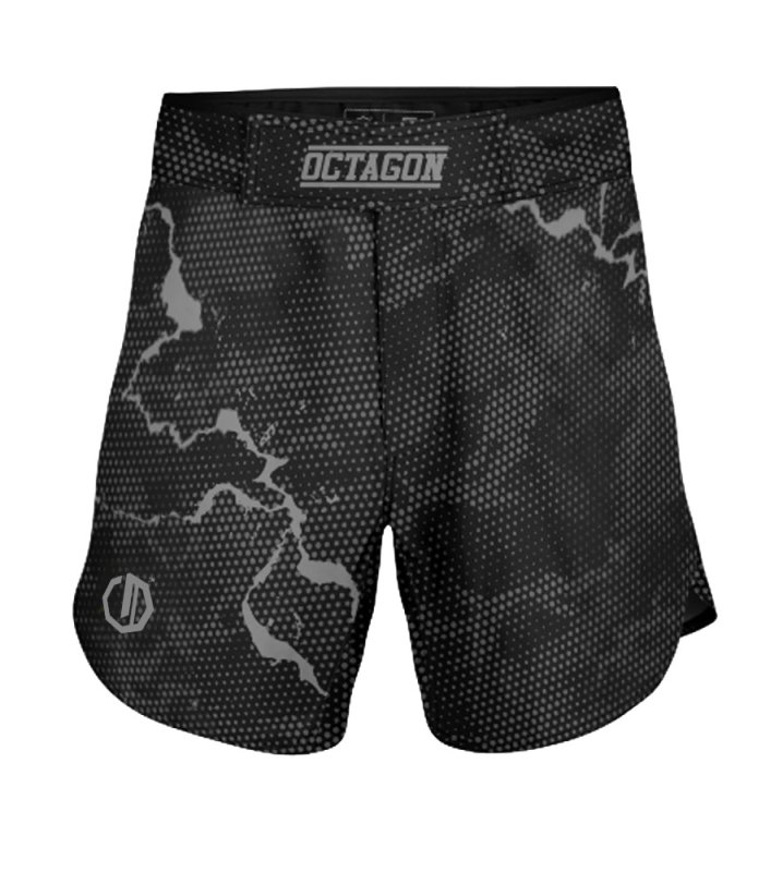 Spodenki szorty MMA Octagon Marble Camo grey