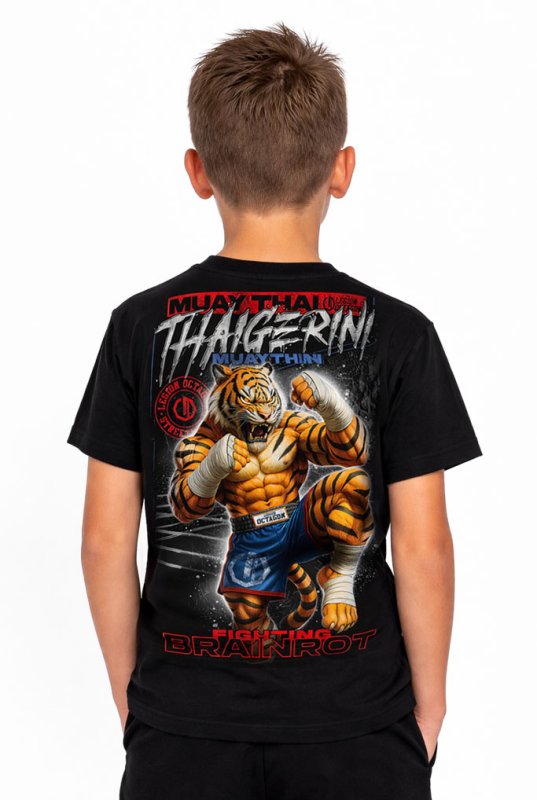T-shirt dziecięcy Legion Octagon Brainrot Thaigerini Muaythini