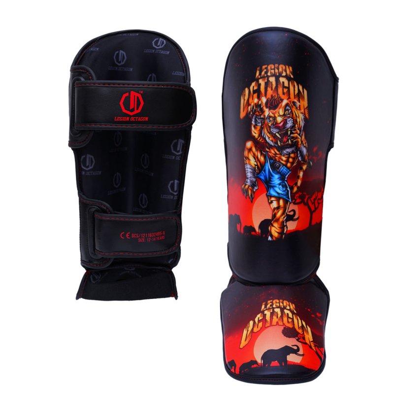 Ochraniacze dziecięce Legion Octagon Piszczel/Stopa Tiger 