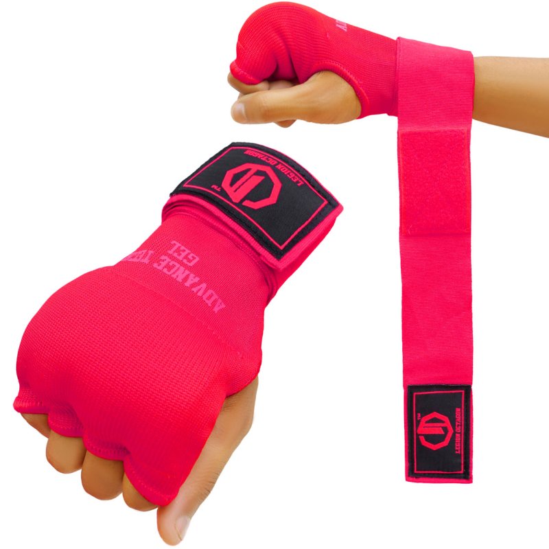 Bandaże bokserskie żelowe Legion Octagon Advance Tech Gel pink