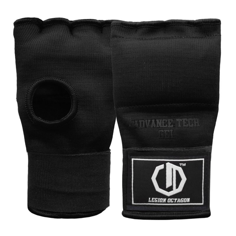 Bandaże bokserskie żelowe Legion Octagon Advance Tech Gel black