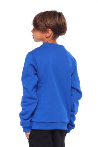 Bluza dziecięca Octagon SMALL LOGO blue bez kaptura