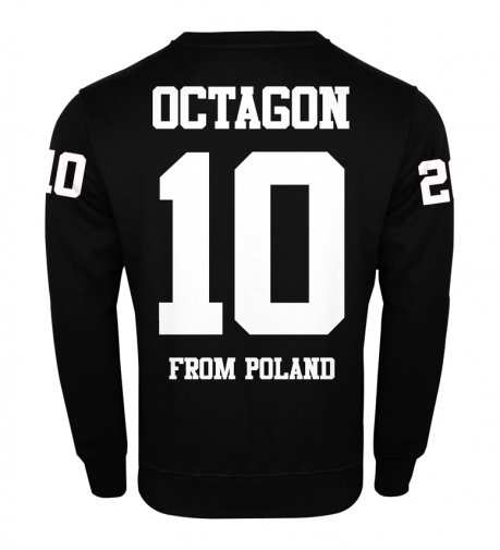 Bluza Octagon "10" black bez kaptura