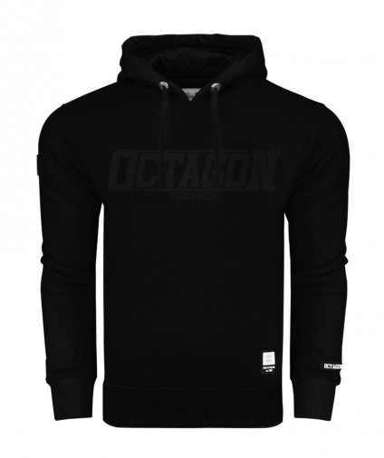 Bluza Octagon Fight Wear black/black z kapturem [KOLEKCJA 2022]