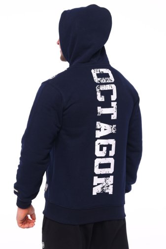  Bluza Octagon Fight Wear OCTAGON dark navy z kapturem