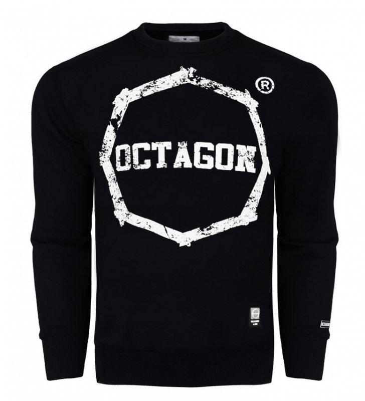 Bluza Octagon Logo Smash black bez kaptura