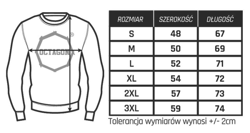 Bluza Octagon Oldskull Fans bez kaptura 