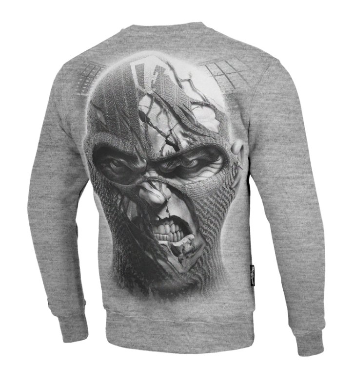 Bluza Ofensywa x Octagon Face szara bez kaptura