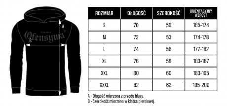 Bluza Ofensywa Sportowy Tryb Życia czarno/biała z kapturem