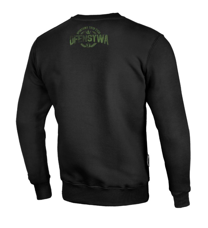 Bluza Ofensywa x Octagon Uliczny Charakter zielony bez kaptura