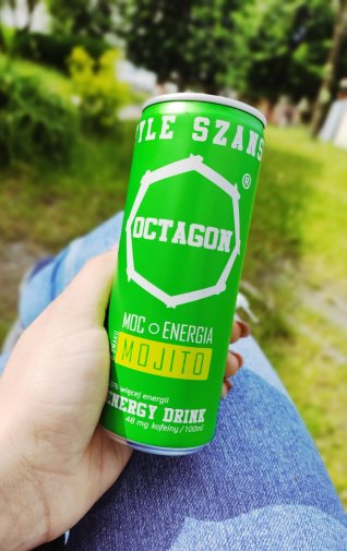 Energy Drink Octagon MOJITO 1 KOMPLET - 24 szt. (zgrzewka 23+1 gratis) 