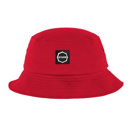Kapelusz Octagon Bucket Hat Logo red