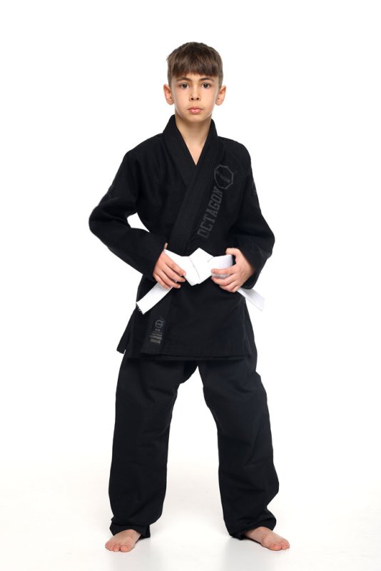 Kimono/GI do BJJ Octagon Caption kids black/black