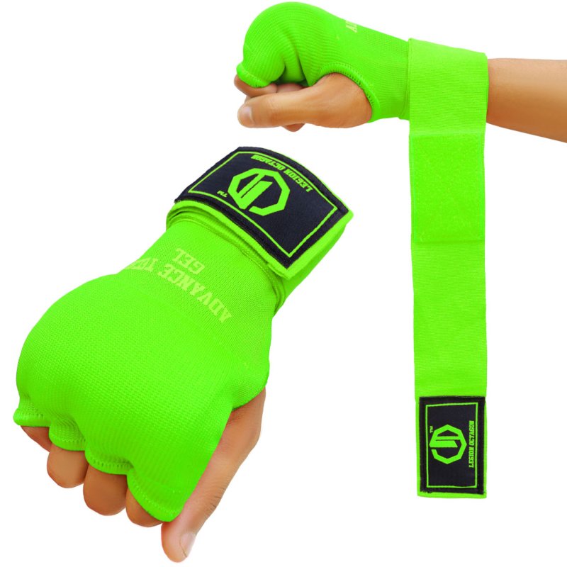 Bandaże bokserskie żelowe Legion Octagon Advance Tech Gel parrot green