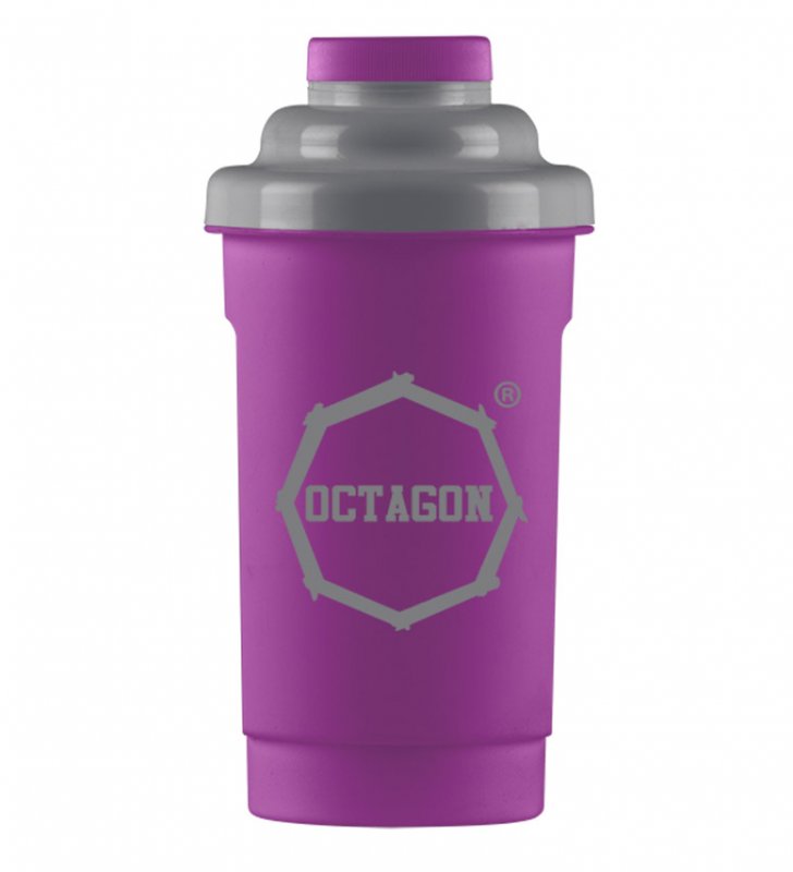 Shaker Octagon Logo purple/grey 0,5l
