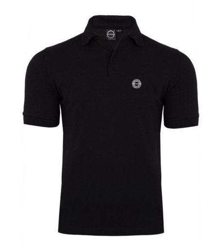 Koszulka Polo Octagon CREST black [KOLEKCJA 2022]