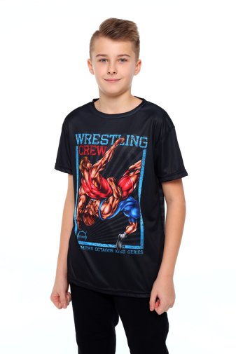 Koszulka Sportowa dziecięca Octagon Wrestling Family
