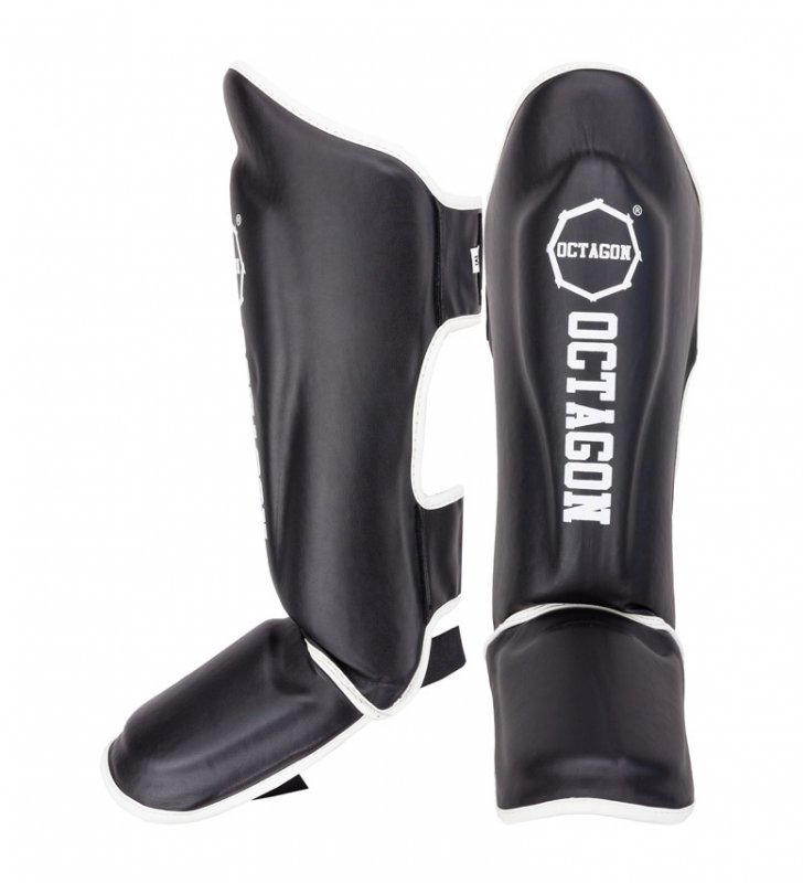 Ochraniacze Octagon Piszczel/Stopa PRO black SKAJ