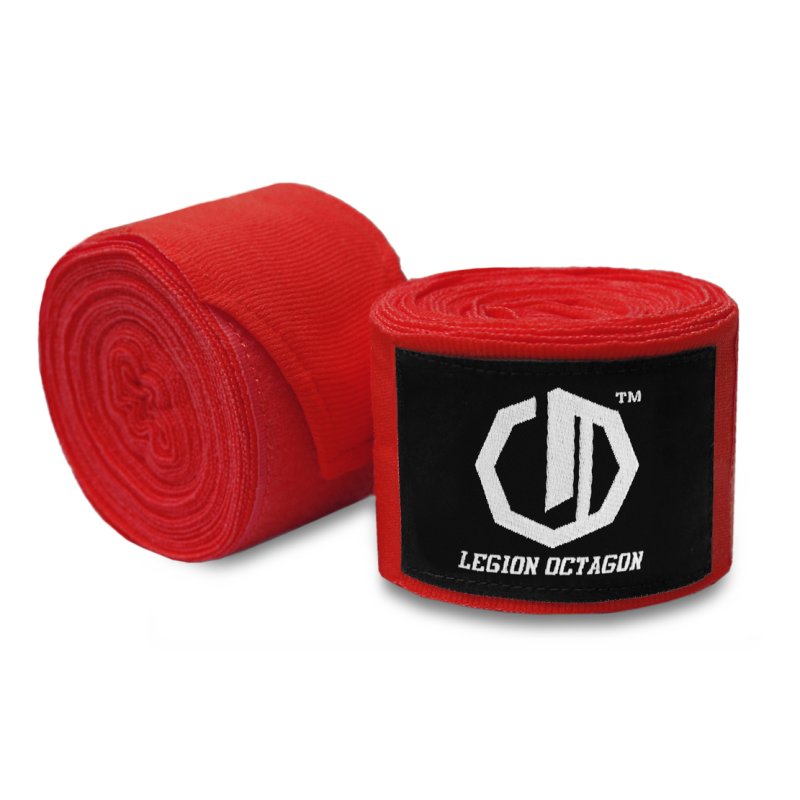 Owijki/Bandaże bokserskie Legion Octagon Standard red 4m