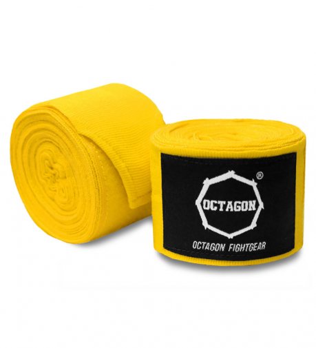 Owijki/Bandaże bokserskie Octagon Fightgear Standard 3m YELLOW