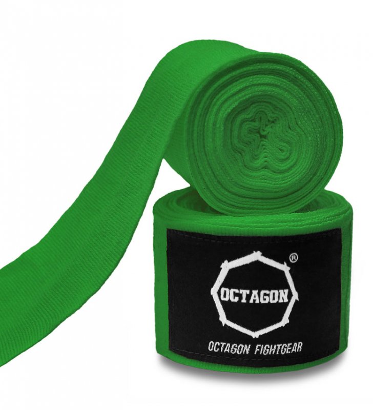 Owijki/Bandaże bokserskie Octagon Fightgear Standard 3m DARK GREEN