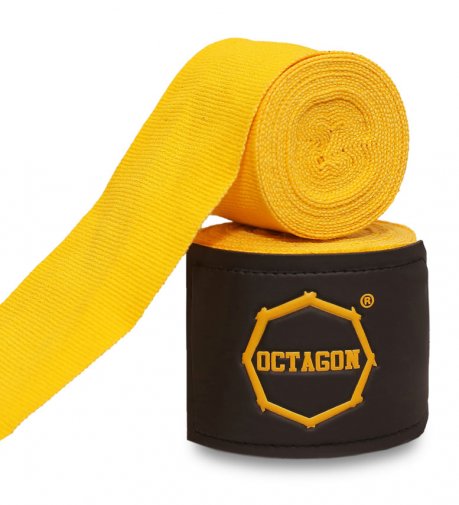 Owijki/Bandaże bokserskie Octagon Fightgear Supreme Basic yellow 5m