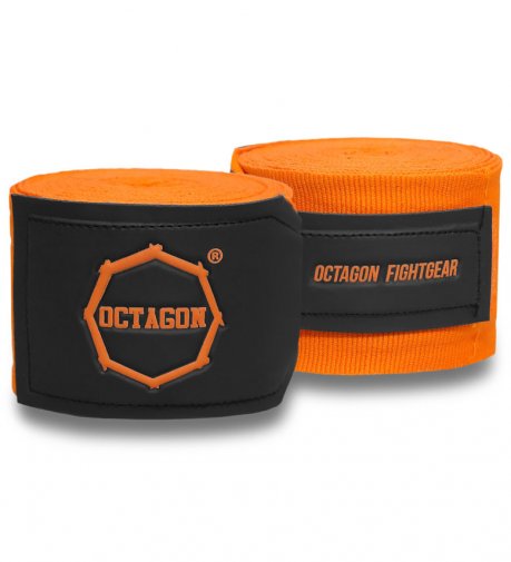 Owijki/Bandaże bokserskie Octagon Fightgear Supreme Basic orange 5m