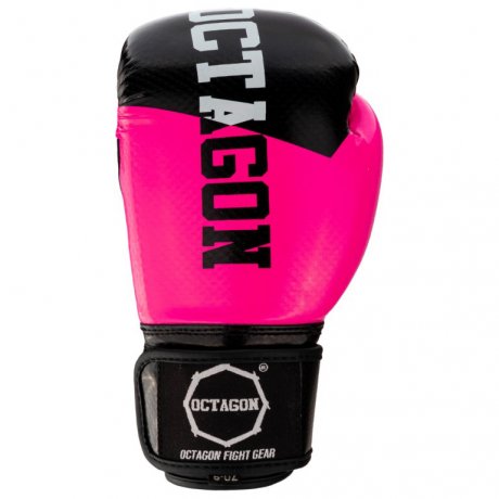 Rękawice bokserskie Octagon Carbon pink