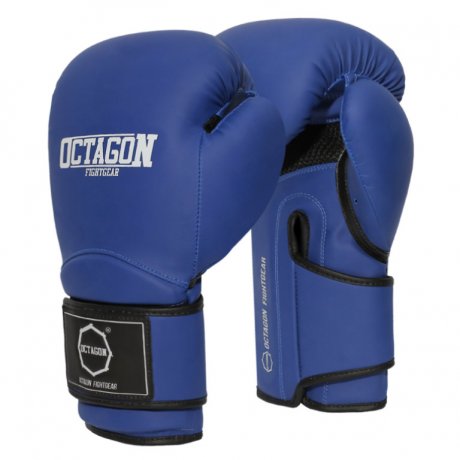 Rękawice bokserskie Octagon MATT blue