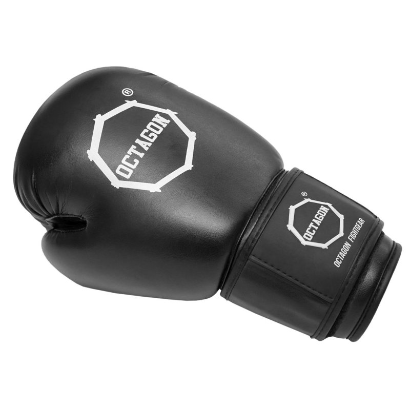 Rękawice bokserskie Octagon Victory PU black/white