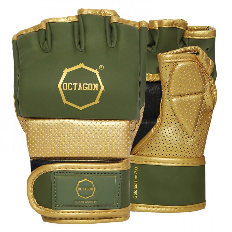 Rękawice MMA Octagon Gold Edition 2.0 khaki