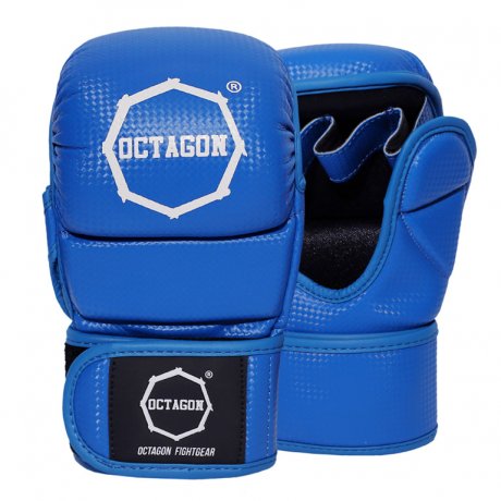 Rękawice MMA sparingowe Octagon KEVLAR blue