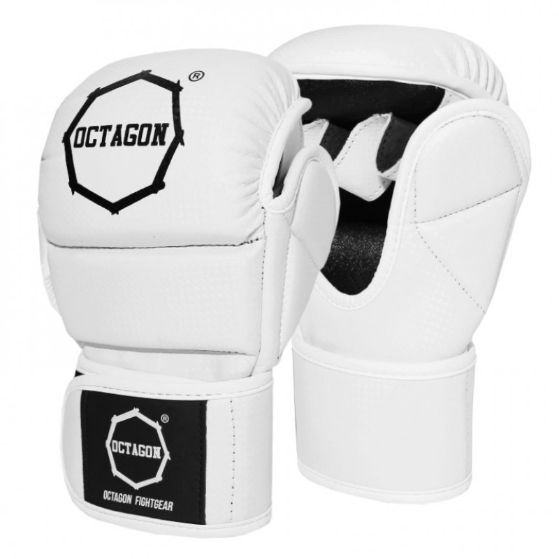 Rękawice MMA sparingowe Octagon KEVLAR white