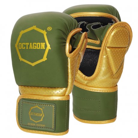 Rękawice MMA sparingowe Octagon Gold Edition 2.0 khaki
