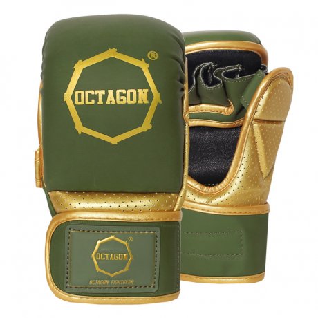 Rękawice MMA sparingowe Octagon Gold Edition 2.0 khaki