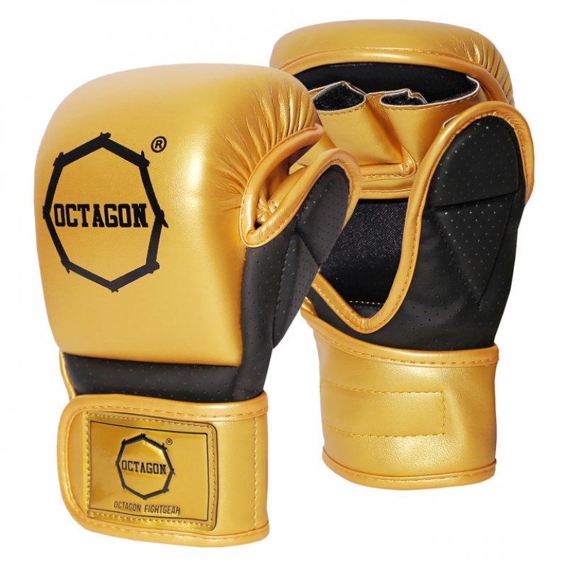 Rękawice MMA sparingowe Octagon Gold Edition 2.0 golden